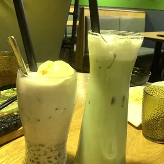 205. Matcha Milk with Cream