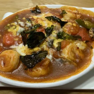 71. Baked Thai Shrimp Spaghetti