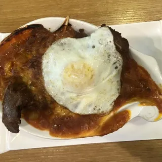 76. Baked Pork Chop Spaghetti