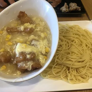 91. Fish Fillet with Corn Gravy Rice Plate