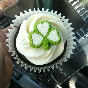 Chocolate stout cupcake- St Patrick&apos;s Day