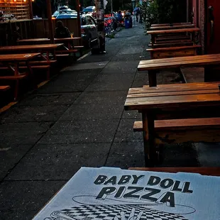 Photo op down the block