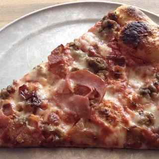 Pepperoni, Sausage, Bacon, Canadian Bacon