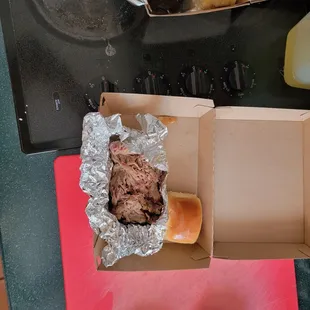 Supposed to be a BBQ sandwich