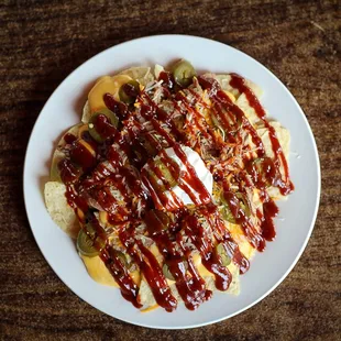 Bbq nachos (voted 2017 Nugget's best nachos in Memphis on 107.5FM)