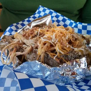 BBQ baked potato.