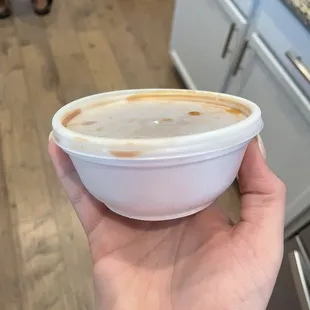 This was $3.45 extra which totals to $7.80 for this "large beans "