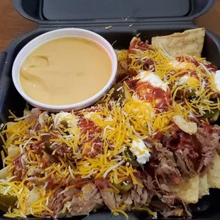 Pork nachos