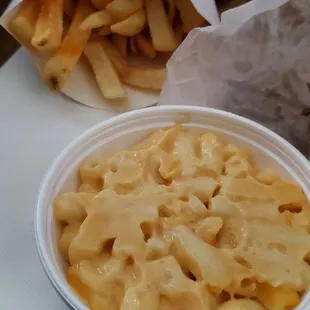 Mac and fries