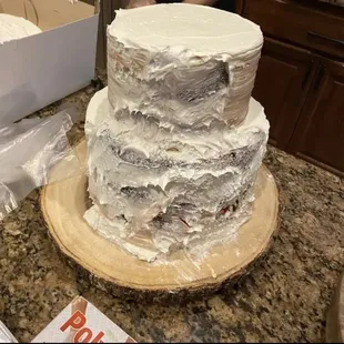 Baby janes wedding cake