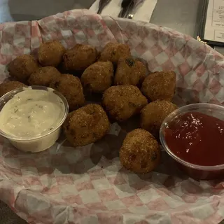 Full Basket of Hush Puppies