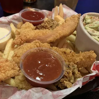 Catfish & Oyster Basket