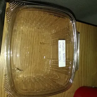 Chicken ordered turkey