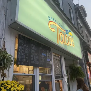 The restaurant is a walk-up window