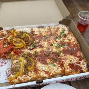 Half Sausage/Pepper and Margarita