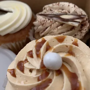 L to R: Tres Leches, Tiramisu &amp; Salted Caramel