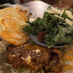 BBG Chicken Sammich (Sd Kale Salad)