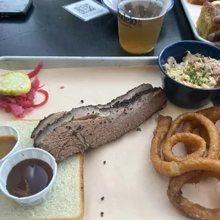 Brisket platter