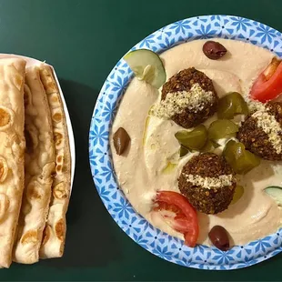 Hummus Bowl with Falafel