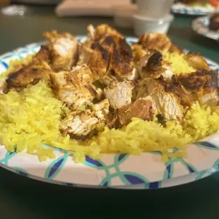 Chicken and rice!
