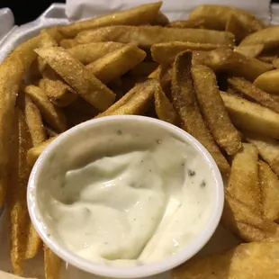 The fries are amazing! Love them with tzatziki!