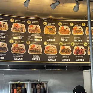 Kabob plate options