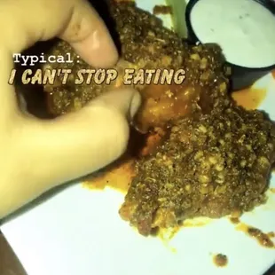 Wings //garlic lemon pepper