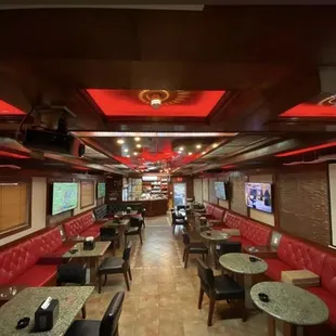 the interior of the restaurant