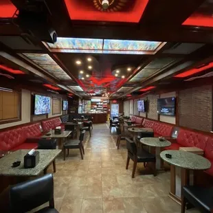 the interior of the restaurant