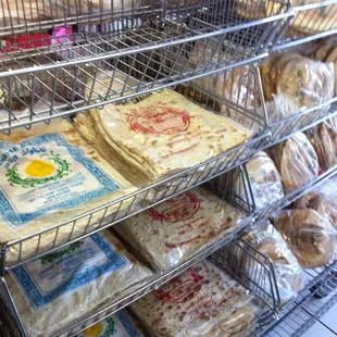 a variety of breads and pastries