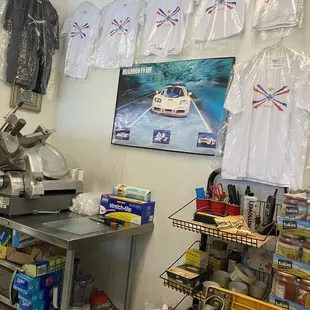 a large display of items in a store