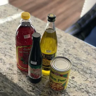 Some of our haul from the grocery store.