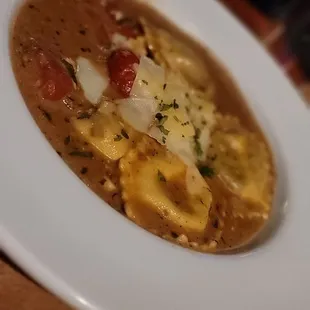 Porcini mushroom ravioli