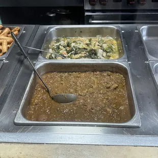 a variety of food items