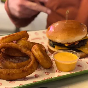 Double Smash Patty with Vegan Cheese