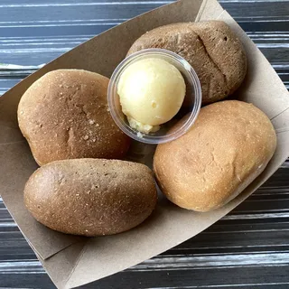 Basket of Rolls with Honey Butter
