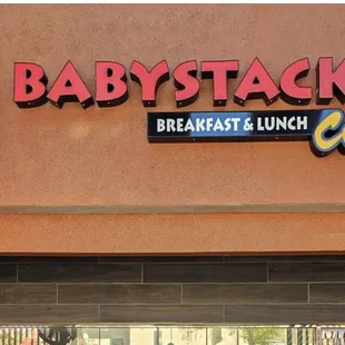 Look up and find the BabyStacks sign. Park/Get out of your vehicle. Now go inside !