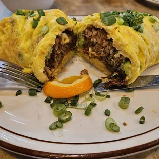 Adobe fried rice omelet