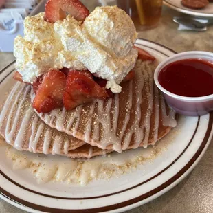 Strawberry Shortcake Pancakes