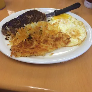 Steak and Eggs*