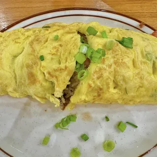 Portuguese fried rice with egg