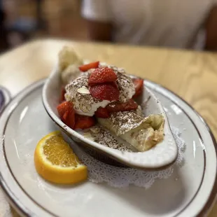 Strawberry Nutella crepe