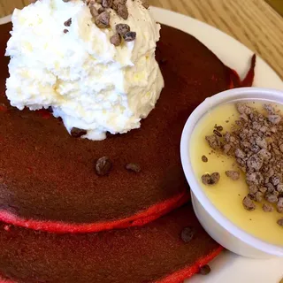 Red Velvet Pancakes