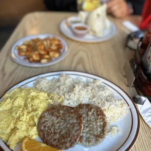 Regular Breakfast with garlic rice