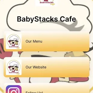 Screenshot of QR pop up.