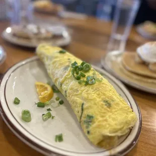 Loli Rick's chicken adobo rice omelette