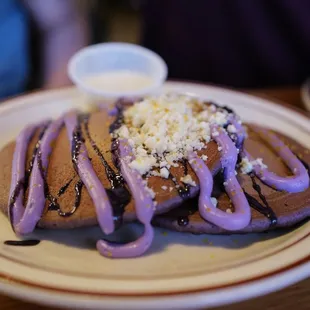 Ube Pancake Plate