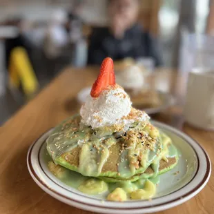Pandan coconut delight!