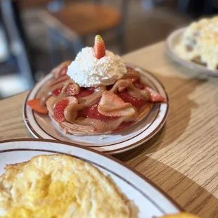 Guava Strawberry pancake