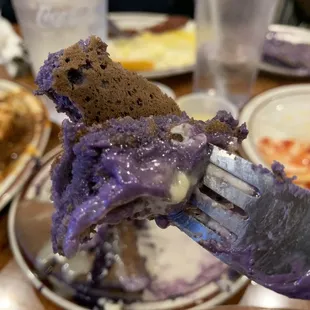 Ube pancakes